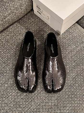 Fortok Maison Margiela Tabi moccasins Shining leather 