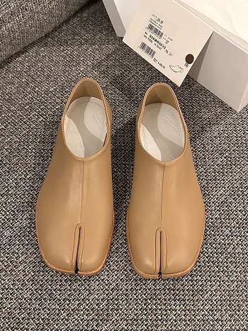 Fortok Maison Margiela Tabi moccasins leather Beige
