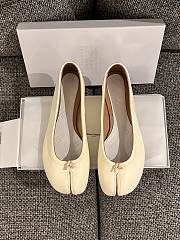 Fortok Maison Margiela Woman Tabi Ballerina Cream - 1