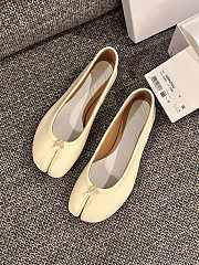 Fortok Maison Margiela Woman Tabi Ballerina Cream - 5
