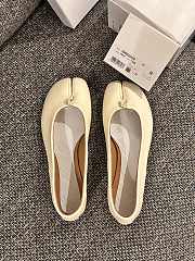 Fortok Maison Margiela Woman Tabi Ballerina Cream - 4