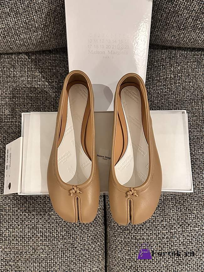 Fortok Maison Margiela Woman Tabi Ballerina Brown - 1