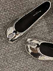 Fortok Maison Margiela Woman Tabi Ballerina Silver - 4
