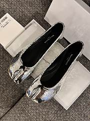 Fortok Maison Margiela Woman Tabi Ballerina Silver - 3