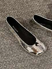 Fortok Maison Margiela Woman Tabi Ballerina Silver - 2