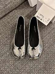 Fortok Maison Margiela Woman Tabi Ballerina Silver - 1