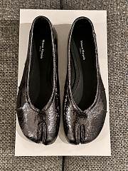 Fortok Maison Margiela Woman Tabi Ballerina Shinning Black - 1