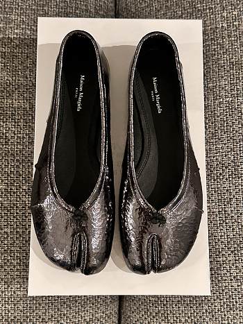 Fortok Maison Margiela Woman Tabi Ballerina Shinning Black