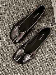 Fortok Maison Margiela Woman Tabi Ballerina Shinning Black - 3