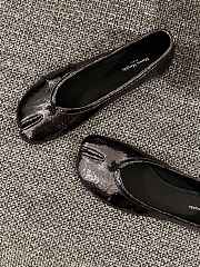 Fortok Maison Margiela Woman Tabi Ballerina Shinning Black - 2