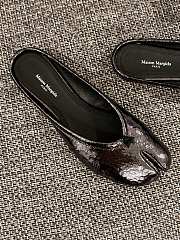 Fortok Maison Margiela Tabi Broken Mirror Ballerina Mules in Calfskin - 6