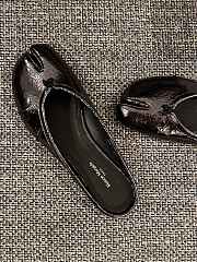 Fortok Maison Margiela Tabi Broken Mirror Ballerina Mules in Calfskin - 2