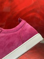 Fortok Christian Louboutin Suede Sneakers Pink - 4