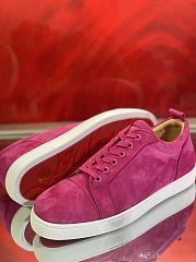 Fortok Christian Louboutin Suede Sneakers Pink - 5