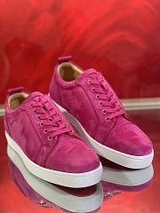Fortok Christian Louboutin Suede Sneakers Pink - 6