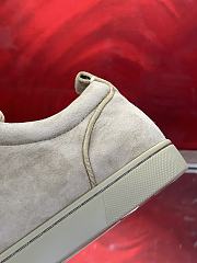 Fortok Christian Louboutin Suede Sneakers Grey - 6