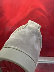 Fortok Christian Louboutin Suede Sneakers Grey - 5