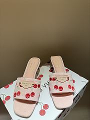 Fortok LV x TM Lily Flat Mule Pink - 1