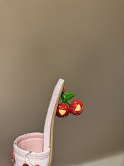 Fortok LV x TM Lily Flat Mule Pink - 5