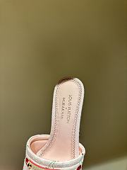 Fortok LV x TM Lily Flat Mule Pink - 3