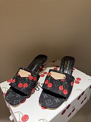 Fortok LV x TM Lily Flat Mule Black - 1