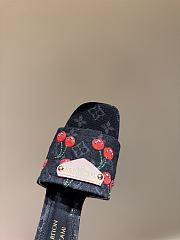 Fortok LV x TM Lily Flat Mule Black - 3
