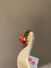 Fortok LV x TM Lily Flat Mule Denim Grey - 5