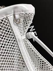 Fortok Chanel Cruise 2011 Double Shopping Classic Flap Mesh Woven Bag White 26x28X9 cm - 3