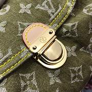 Louis Vuitton Pleaty Denim Bag Green 26x15x9cm - 3