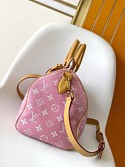Fortok Louis Vuitton Speedy Pink 25 x 15 x 15cm - 6