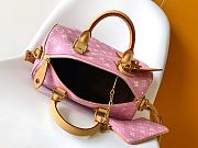 Fortok Louis Vuitton Speedy Pink 25 x 15 x 15cm - 5