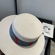 Fortok Louis Vuitton x TM Hat White Denim 57cm - 5