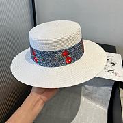 Fortok Louis Vuitton x TM Hat White Denim 57cm - 4