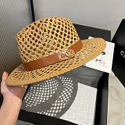 Fortok Louis Vuitton Hat Raffia 57cm  - 5
