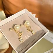 Fortok Dior Triables Pearl Earrinsg - 1