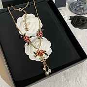 Fortok 2024/25 Métiers d’art Necklace Metal, Resin & Glass Pearls Gold, Multicolor & Pearly White - 2