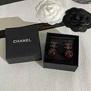 Fortok Chanel Métiers d’art Pendant Earrings Gold, Red & White - 3