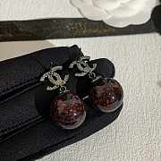 Fortok Chanel Métiers d’art Pendant Earrings Gold, Red & White - 2