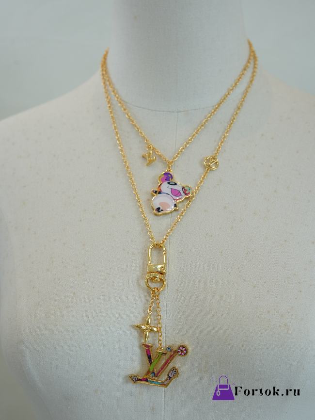Fortok LV x TM Superflat Necklace M02499 - 1