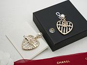 Fortok Chanel Heart Earrings  - 2