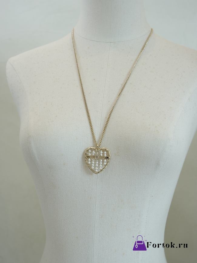 Fortok Chanel Heart Necklace - 1