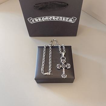 Fortok Chrome Hearts Necklace Silver