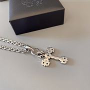 Fortok Chrome Hearts Necklace Silver - 5
