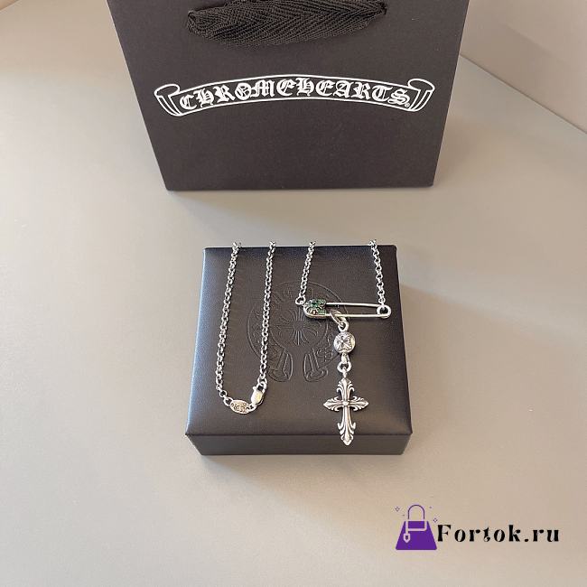 Fortok Chrome Hearts Necklace Silver 02 - 1