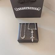 Fortok Chrome Hearts Necklace Silver 02 - 1