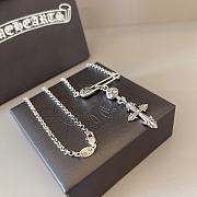 Fortok Chrome Hearts Necklace Silver 02 - 5