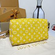 Fortok Louis Vuitton Speedy P9 Bandoulière 30 Jaune Mat 32*18*22.5cm  - 6