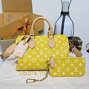 Fortok Louis Vuitton Speedy P9 Bandoulière 30 Jaune Mat 32*18*22.5cm  - 2