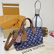 Fortok Louis Vuitton Speedy P9 Bandoulière 30 Blue 32*18*22.5cm - 6