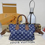 Fortok Louis Vuitton Speedy P9 Bandoulière 30 Blue 32*18*22.5cm - 4